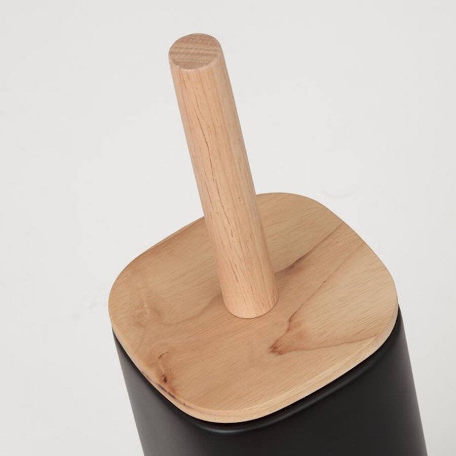 Toiletborstel Sealskin Mind Met Houder Vrijstaand Zwart