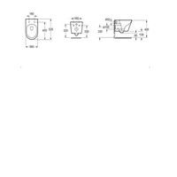 Rimless Wandcloset BWS Astev Flush Mat Zwart Met Flatline Toiletzitting Softclose En Quick Release Mat Zwart
