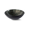 Luca Sanitair Waskom Luca Sanitair Vetro Rond 42x42x14,5 Gehard Glas Incl. Wastafelhouder Multicolor-Black