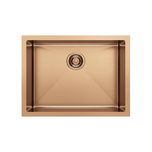 Inbouw Wastafel Sapho Zenith 60x45 cm RVS Koper PVD 