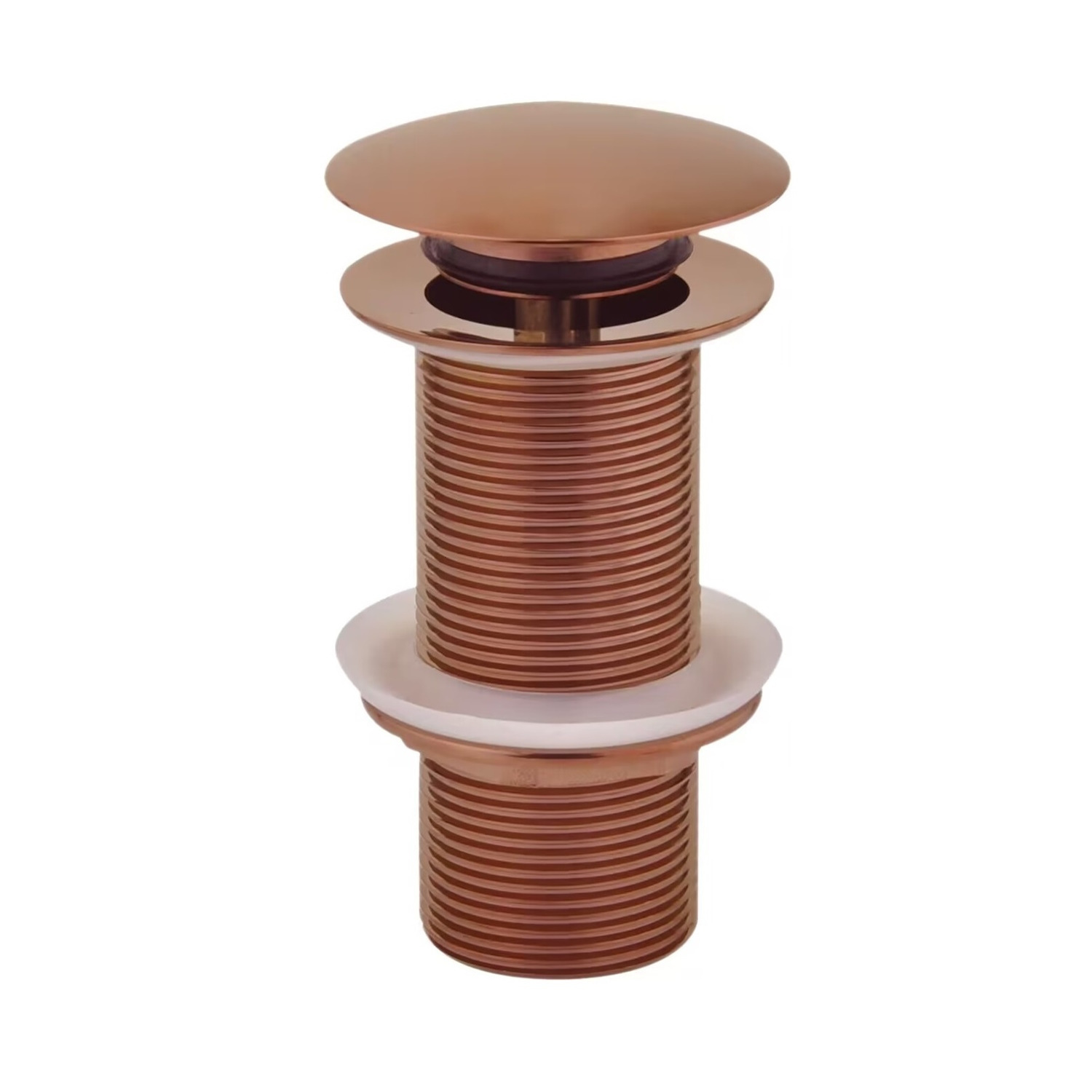 Best Design Clickwaste Dijon Lange Draad 5/4" 10 cm Messing Bronze