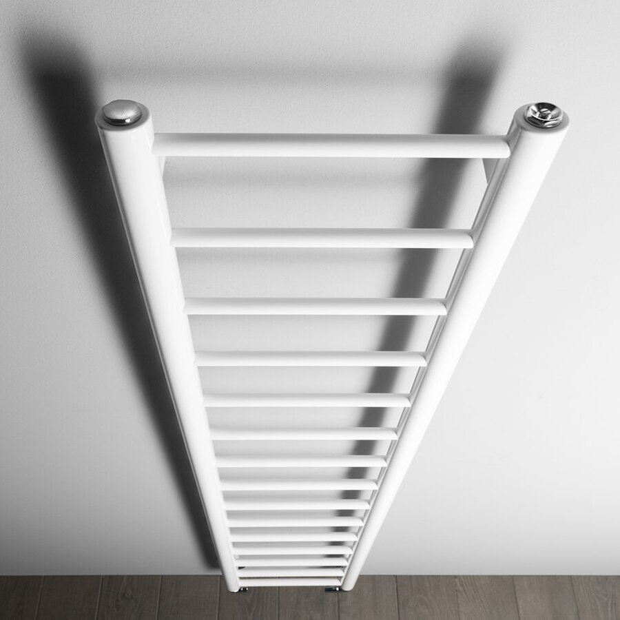 Handdoekradiator Sapho Dina Recht 30x174 cm Mat Wit