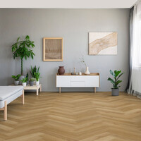 Vloertegel Bobeau Nakuru 12.3 x 61.5 cm 7.5 mm PVC Houtlook Mat Donker Bruin (Prijs per M2)