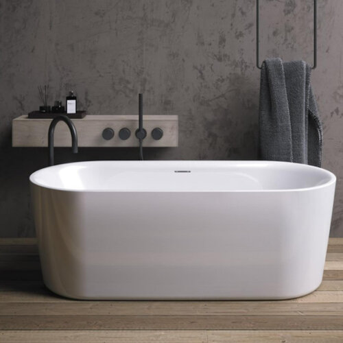 Bad Vrijstaand Riho Modesty 170x76 cm Acryl Velvet Wit 