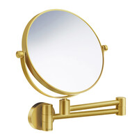 Smedbo Outline Scheerspiegel Wand FK445 7x Vergrotend Mat Goud