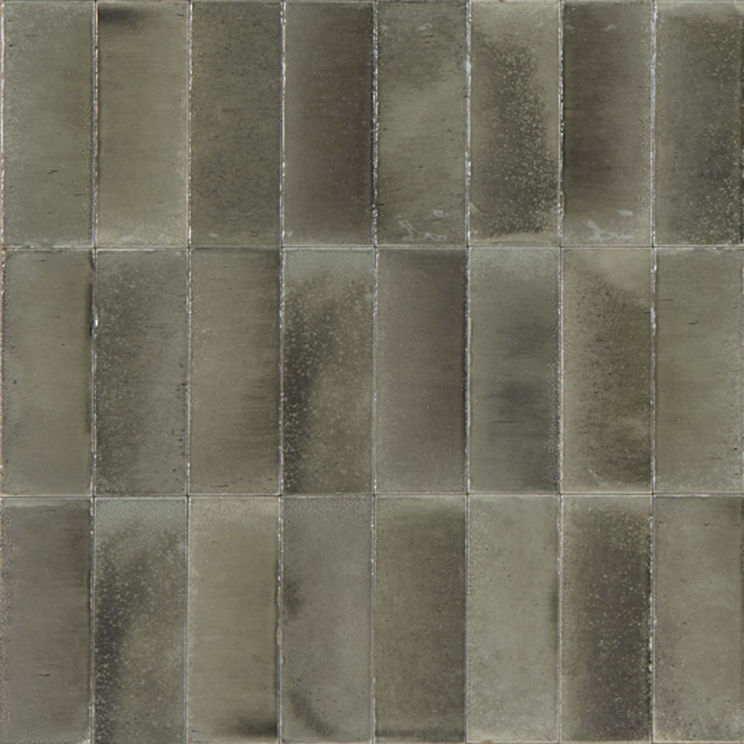 Wandtegel Ragno Gleeze 7.5x20 cm 10 mm Glans Grigio Ragno
