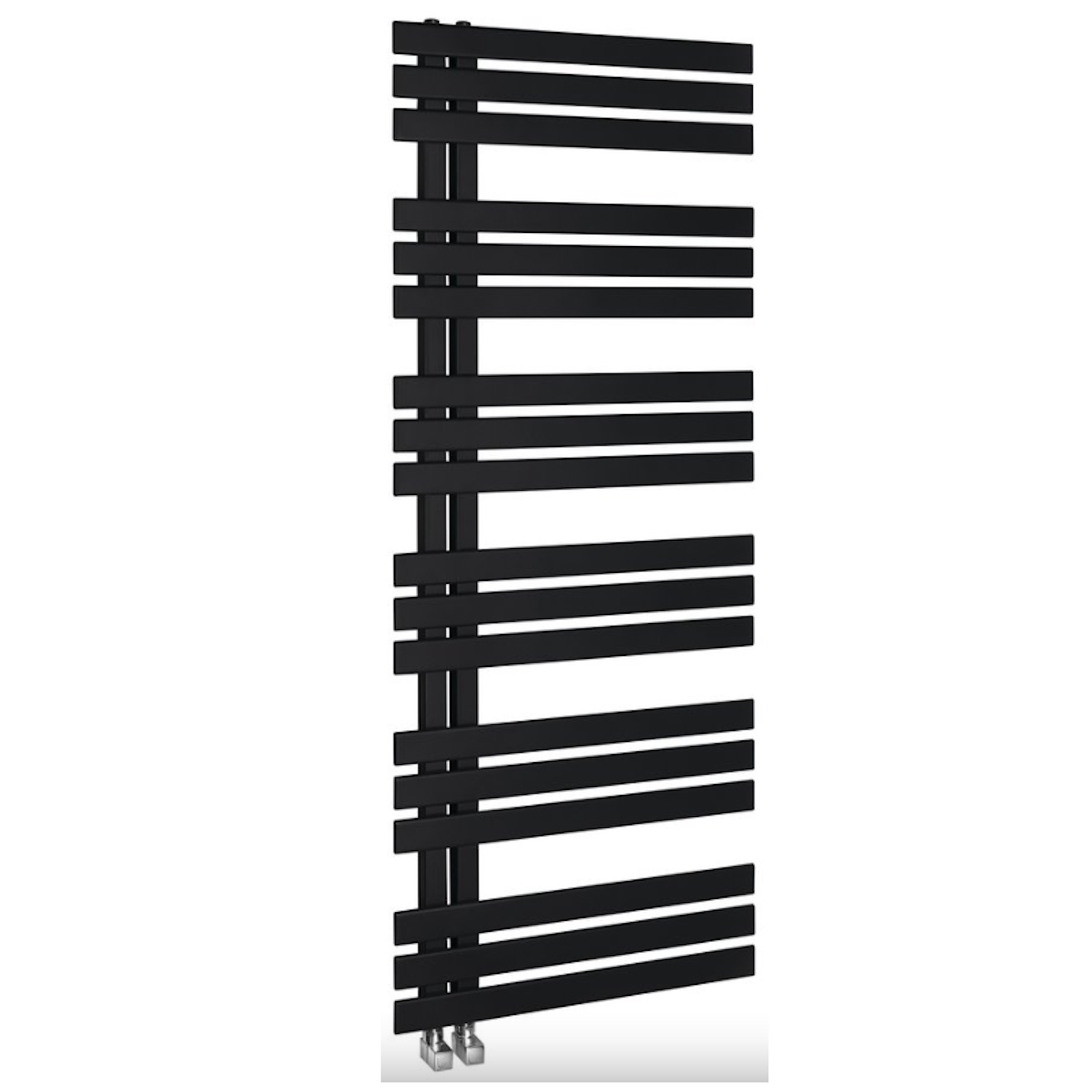 Designradiator Sapho Silvana Recht 60x150 cm 771W Mat Zwart Sapho