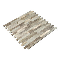 Mozaïek Isodeco Steenstrip Zelfklevend 29.2x29.7 cm Taupe Beige Mix (Prijs Per Stuk)