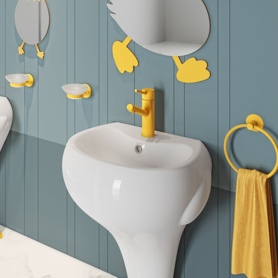 Handdoekring BWS Ducky Geel