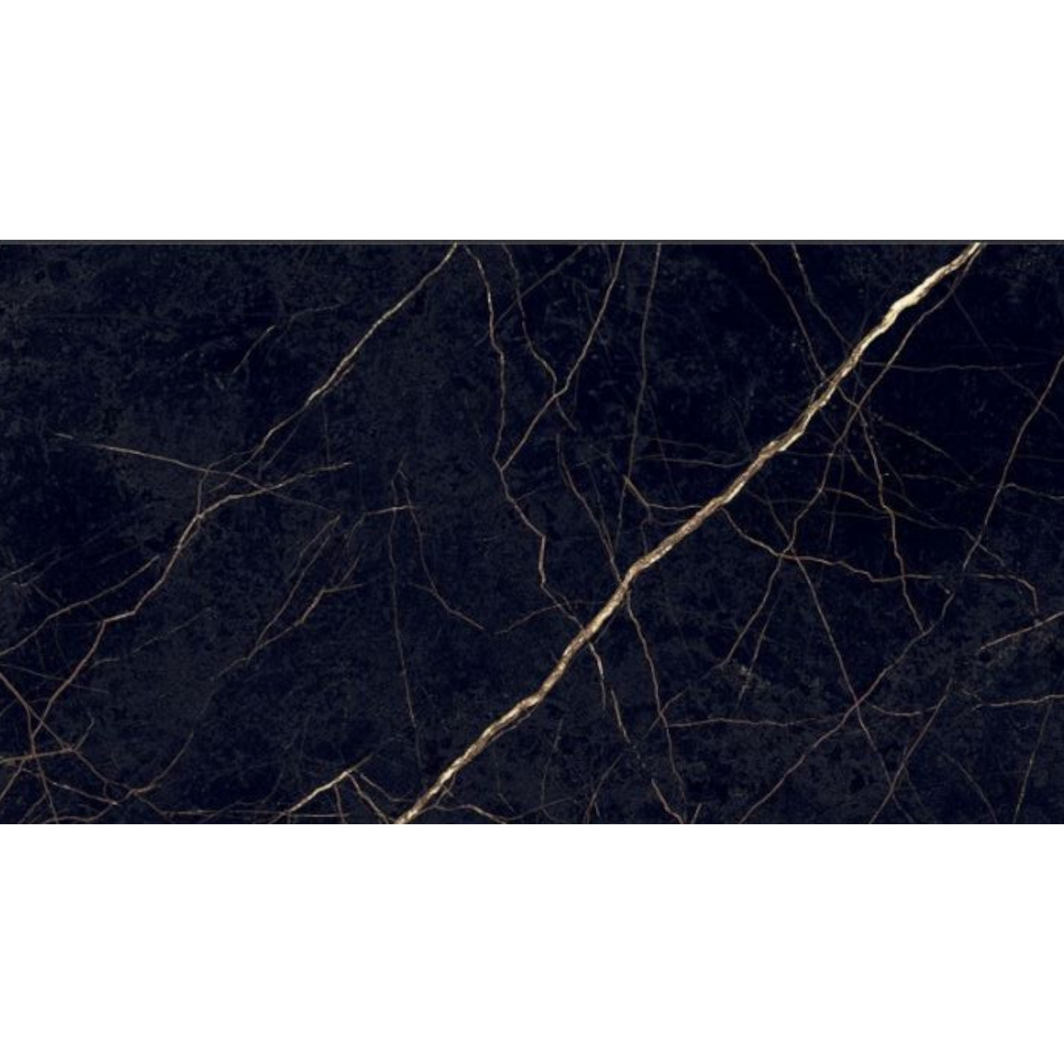 Vloertegel Flaviker Supreme Evo 60x120 cm Marmerlook Antique 3D Zwart Flaviker