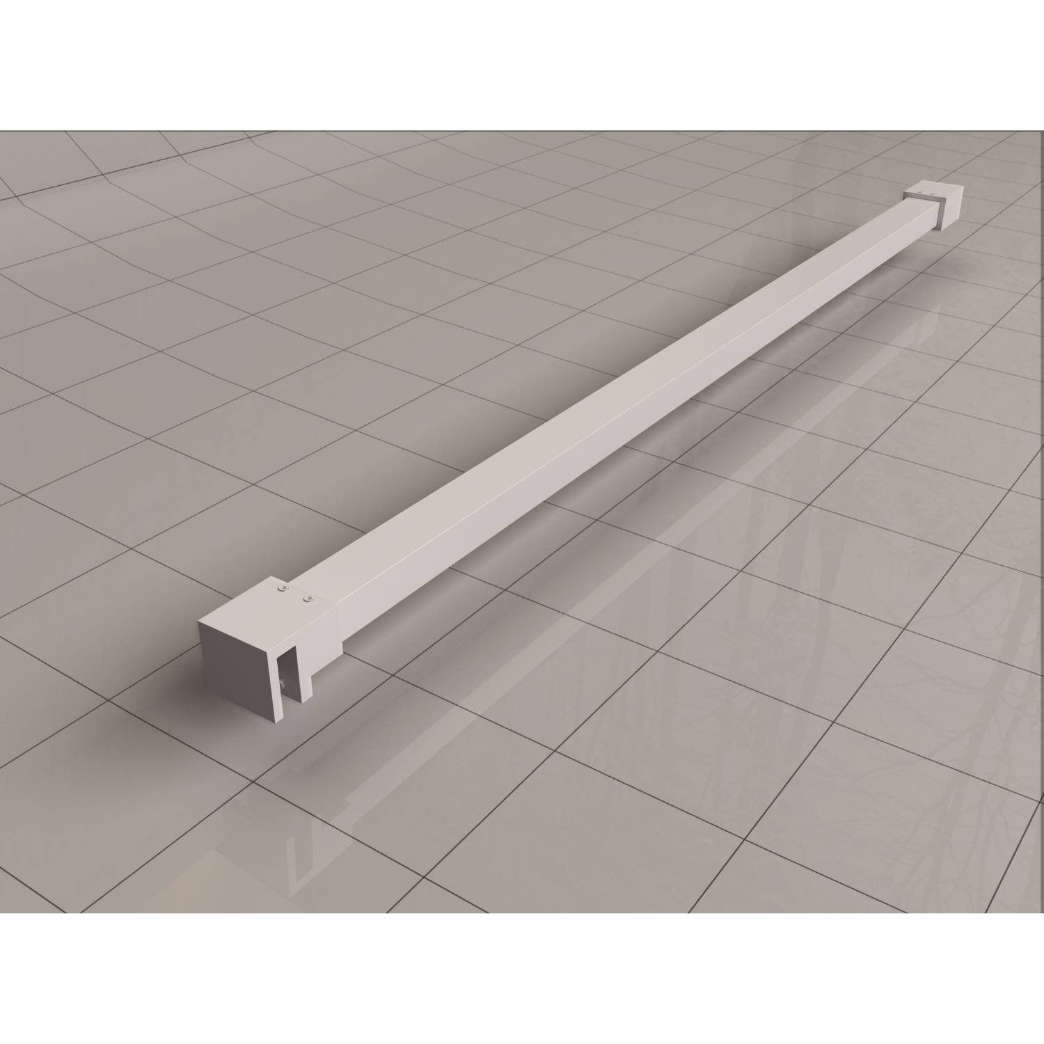 BWS Stabilisatiestang  120 cm Mat Wit 