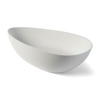 Waskom Luca Sanitair Tate 50x33x12,5 cm Solid Surface Mat Wit