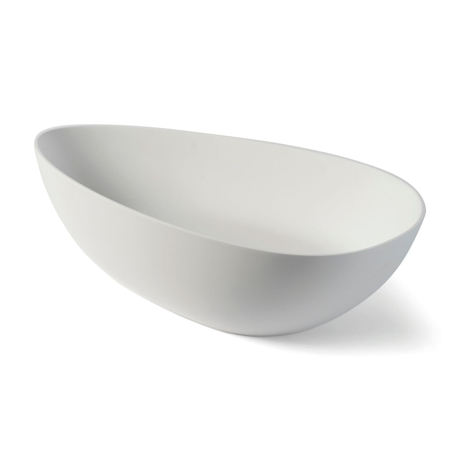Waskom Luca Sanitair Tate 50x33x12,5 cm Solid Surface Mat Wit Luca Sanitair