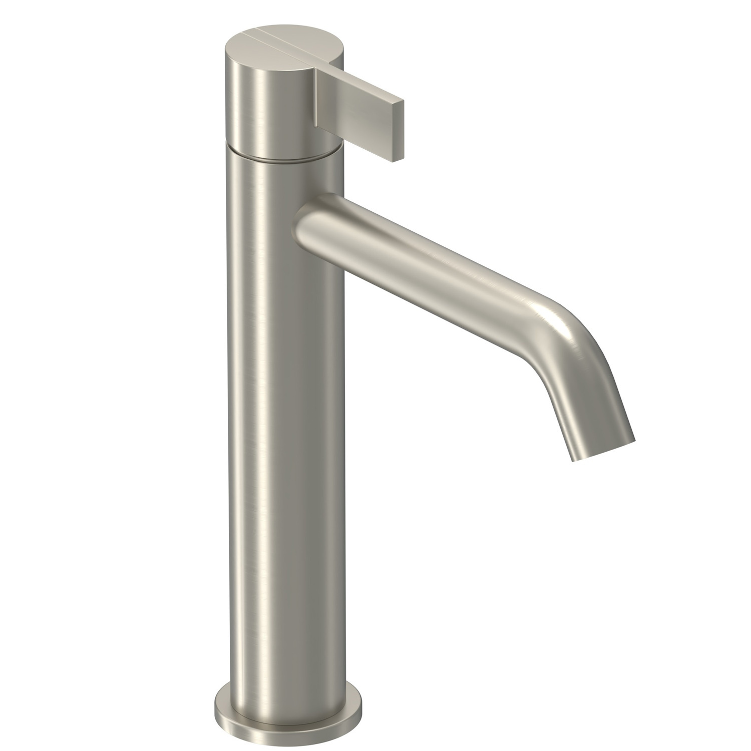 Wastafelkraan IVY Pact Model M Coldstart Geborsteld Nickel PVD IVY