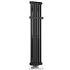 Sapho Designradiator Sapho Fede 150x30,6 cm Mat Zwart