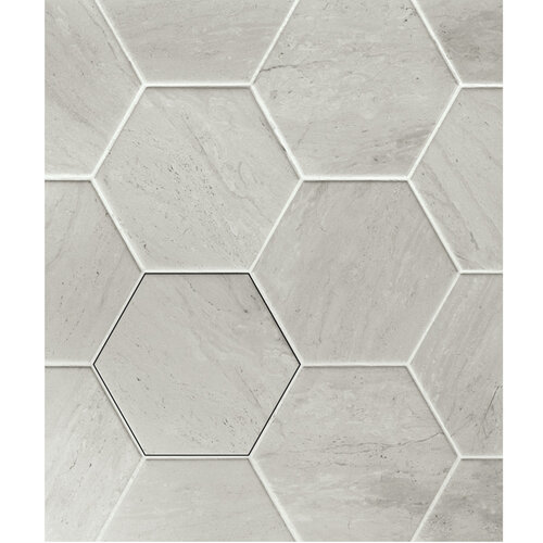 Verona Hexagon Grey Keramiek 13.9x16cm (Prijs per 0.42 M2) Grijs STILE7490 