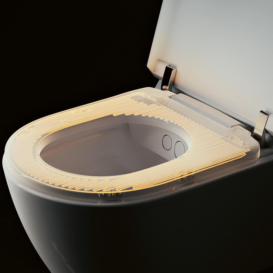 Villeroy & Boch Viclean I200 Douche WC Randloos Directflush CeramicPlus Mat Zwart