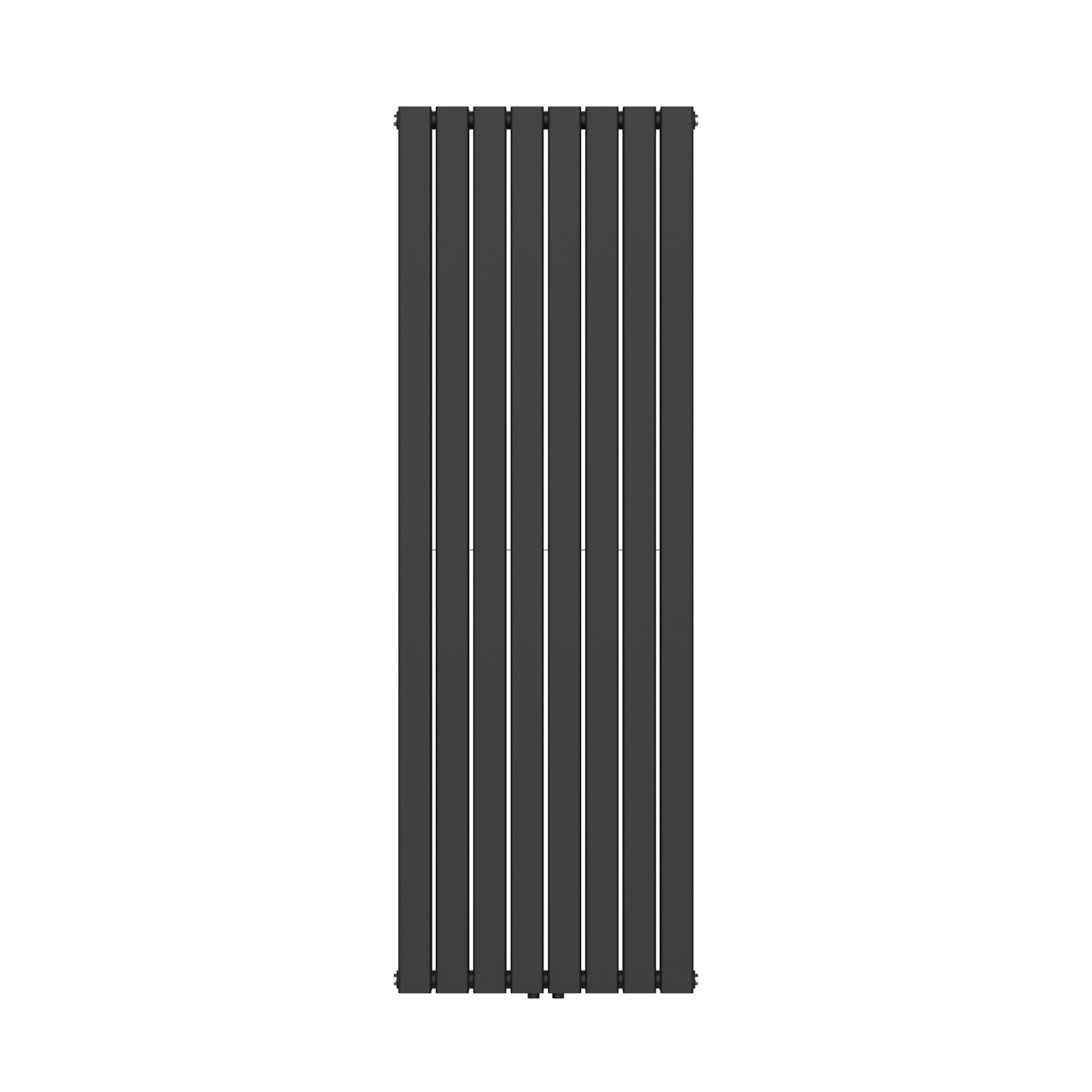 Radiator BWS Busso Verticaal Vierkant Dubbelzijdig 180x608 cm Zwart Boss & Wessing