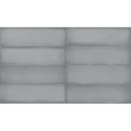 Wandtegel Estudio Ghent Pearl Grey Glossy 6.9x24 cm (Prijs per M2) 