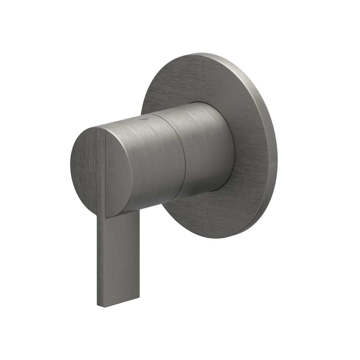 Afbouwdeel IVY Pact 2-Weg Stop-Omstel Geborsteld Metal Black PVD IVY