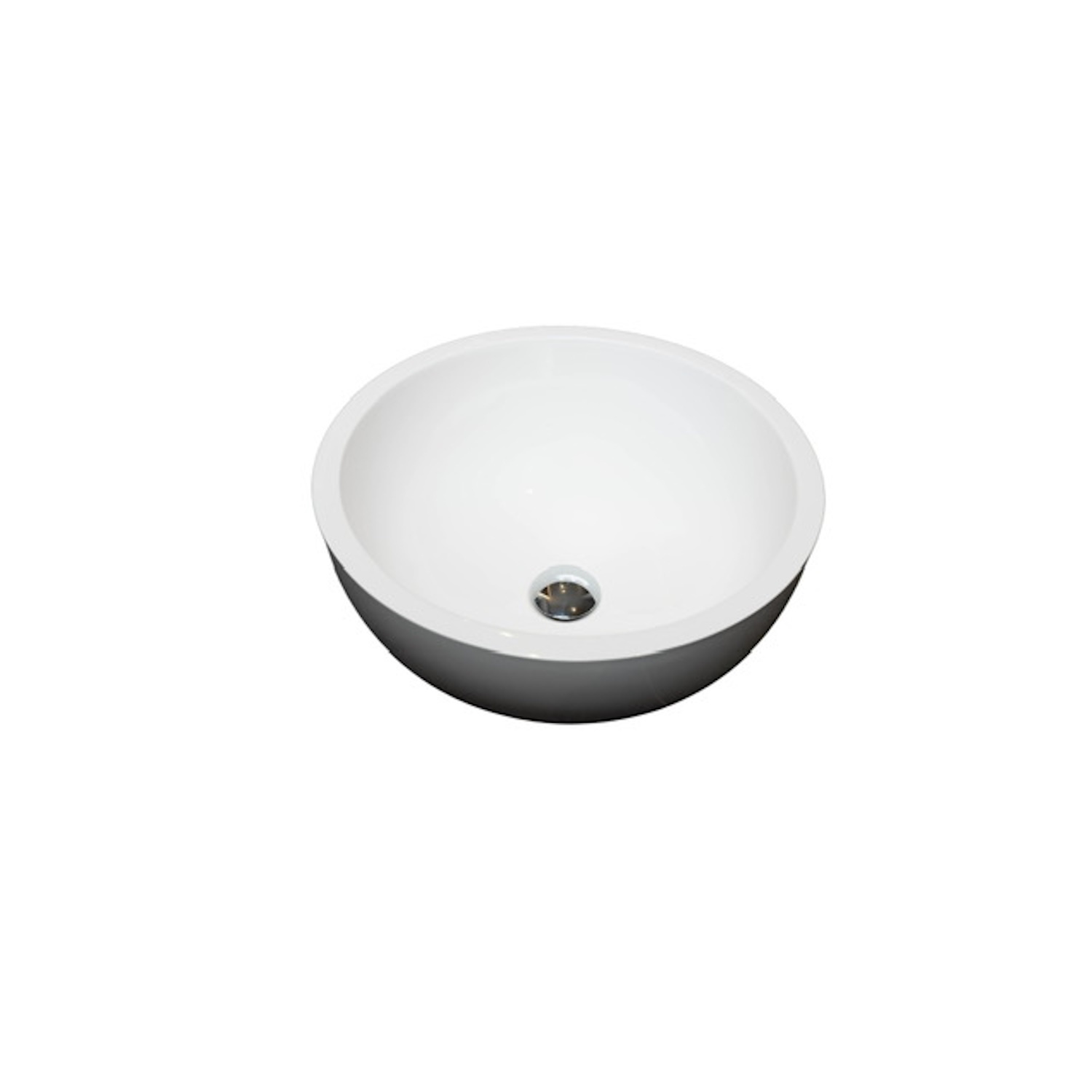Waskom Loutro Milano M Rond 39x39x15.5 cm Mat Wit Loutro