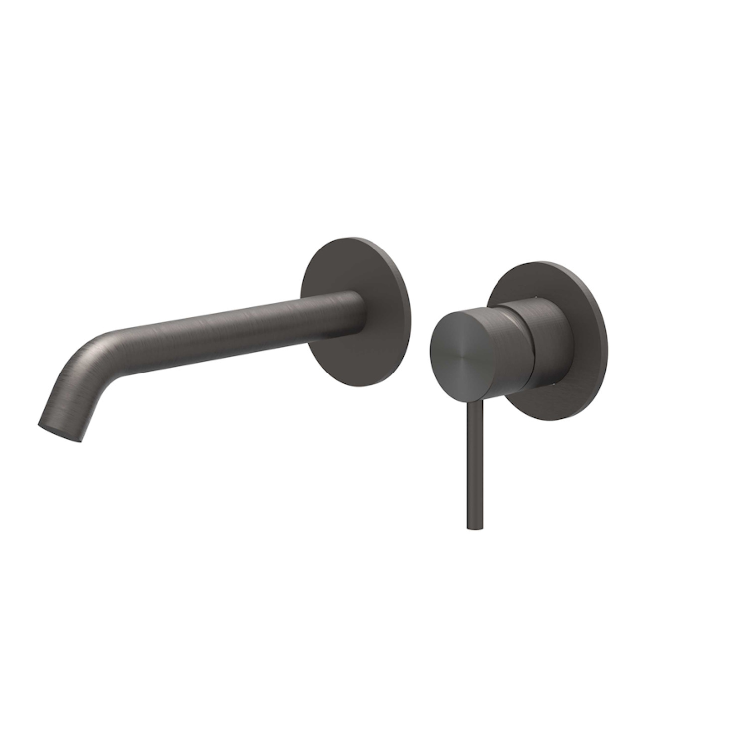 Inbouw Wastafelmengkraan IVY Concord 2-gats Coldstart RVS316 Geborsteld Carbon Black PVD IVY