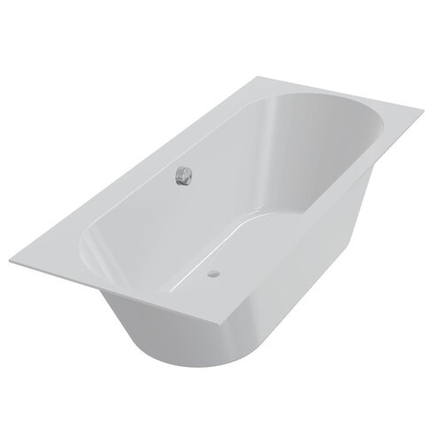 Ligbad Beterbad Xenz Madeira 180x80 cm Inclusief Badpoten Mat Wit 