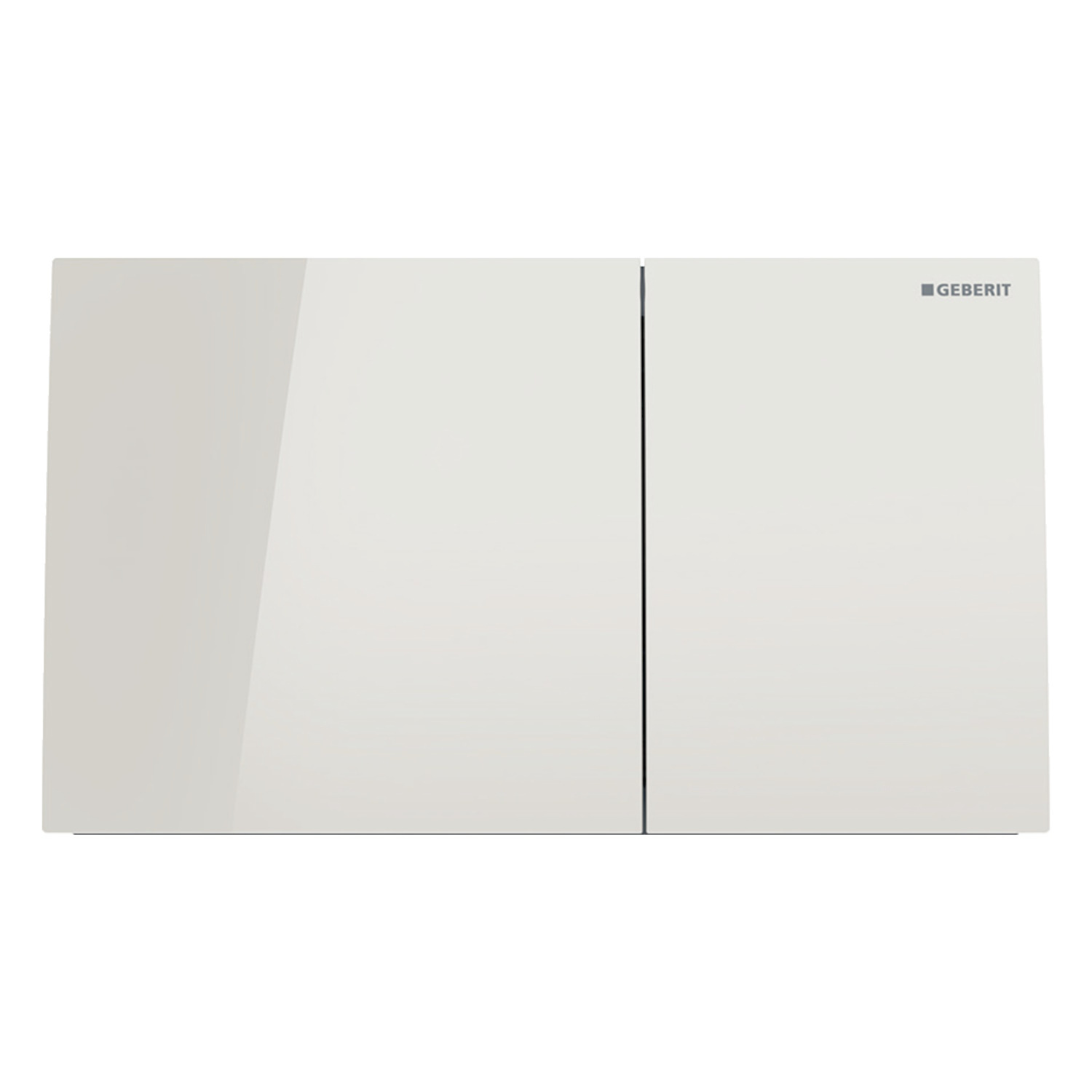 Geberit Drukplaat Sigma 70 Frontbediening 2-toets Glas Zandgrijs