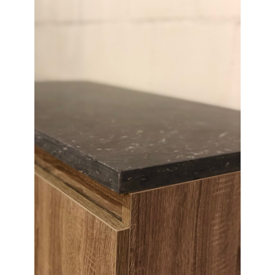 Topblad Casajoy South Natuursteen Zonder Afvoer/kraangat 80 cm