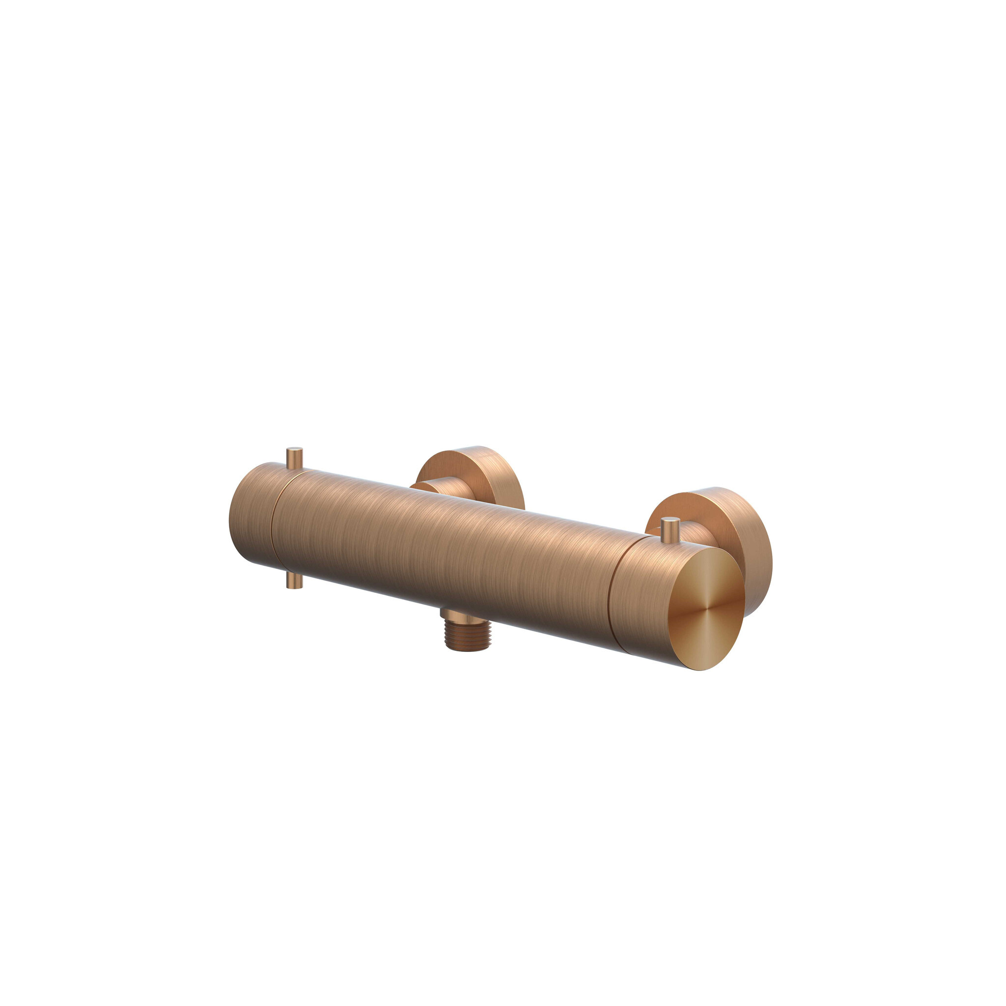 Douchethermostaatkraan IVY Concord Opbouw Cooltouch RVS316 Geborsteld Mat Koper PVD IVY