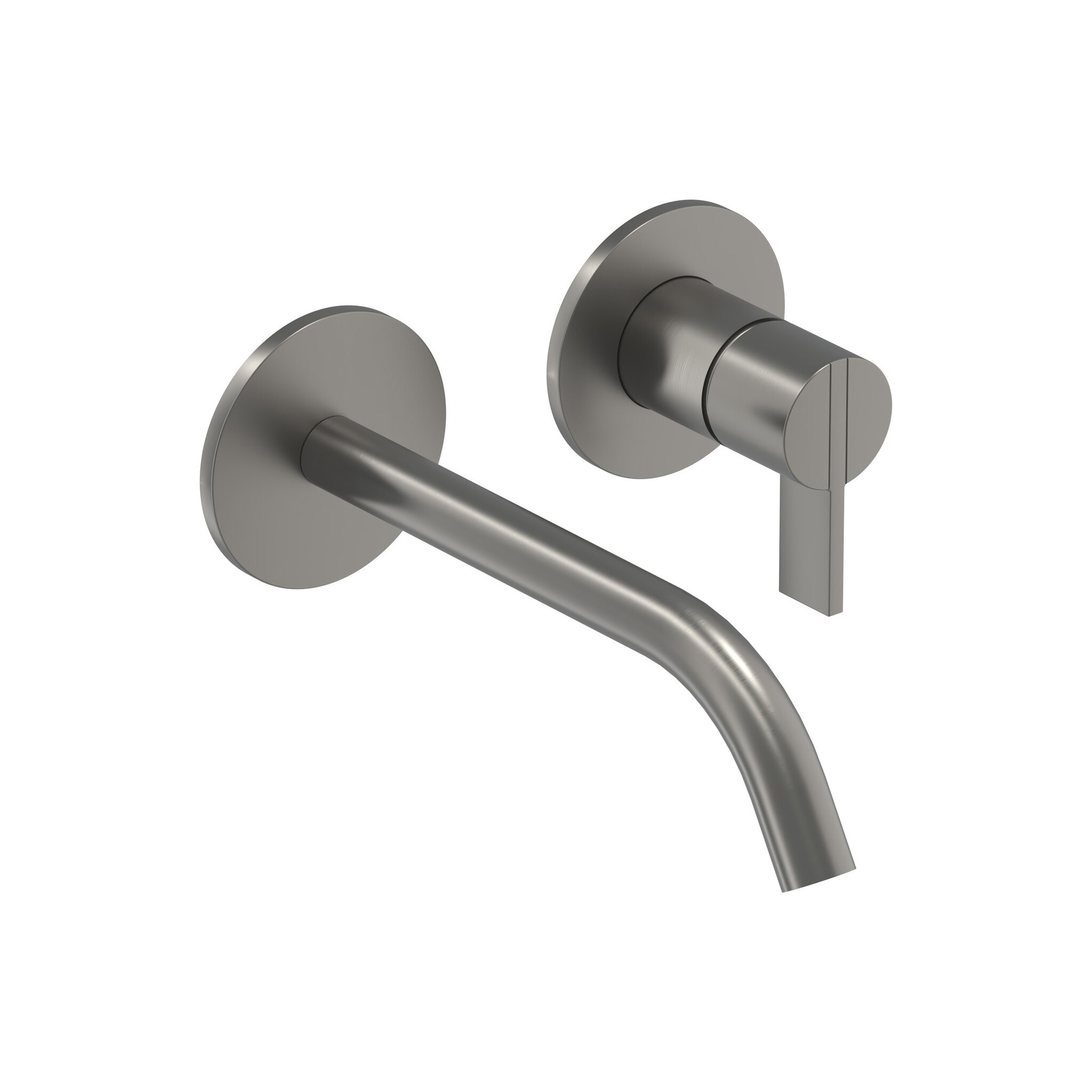 Inbouw Wastafelmengkraan IVY Pact 2-gats Coldstart Geborsteld Metal Black PVD IVY