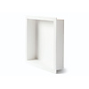 Luca Sanitair Inbouwnis Luca Sanitair Luva 29,5x29,5x7 cm Solid Surface Mat Wit