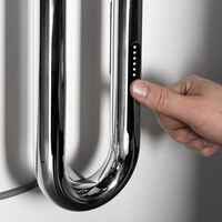 Elektrische Radiator Sapho Duopasso Met Timer 12,2x170 cm 45W Chroom