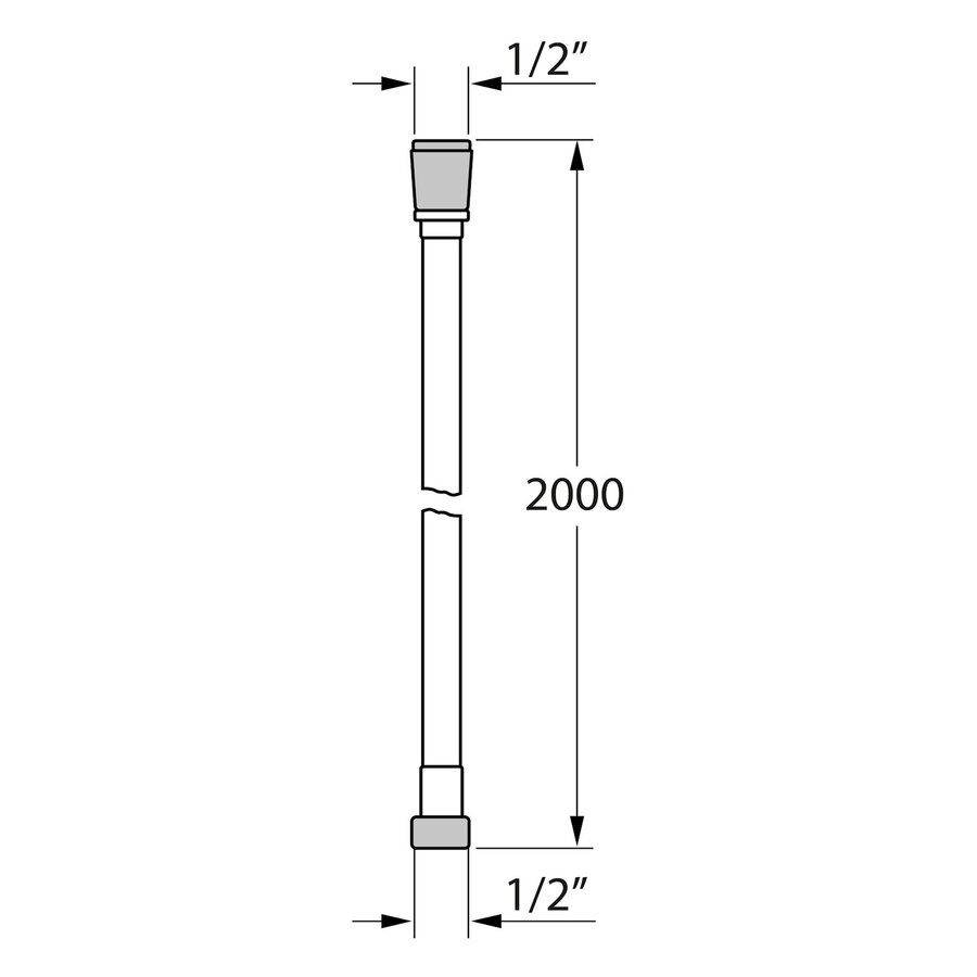 Doucheslang Tiger Basic 200 cm Wit