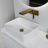 Waskom Loutro  Gio Rechthoek 48x37x12 cm Hoogglans Wit