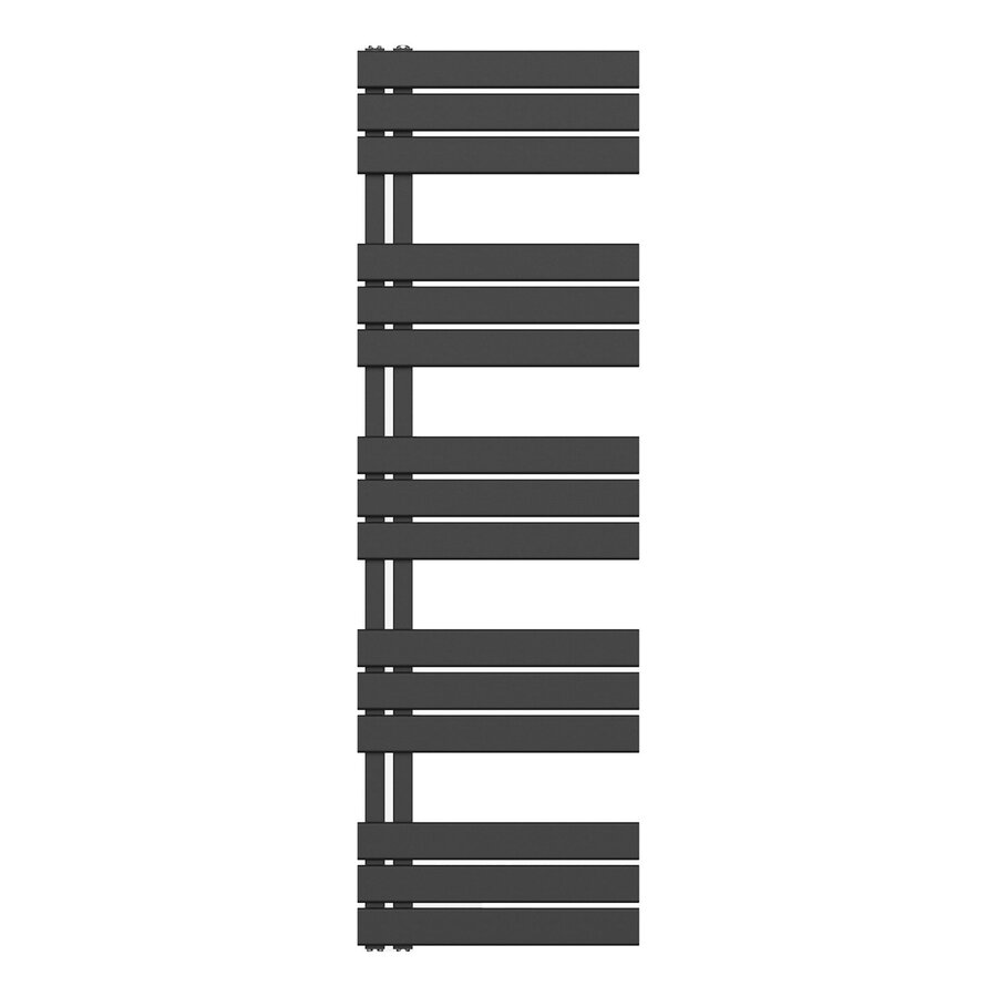 Handdoekradiator BWS Boss Links aansluiting 755W 160x50 cm Zwart