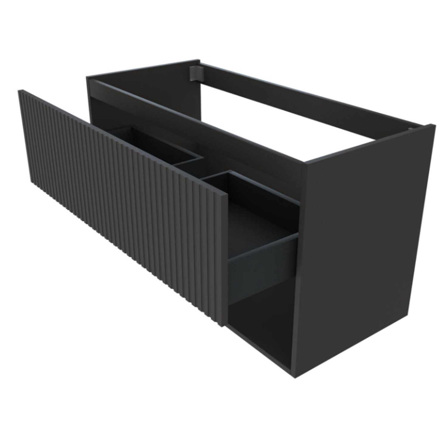 Best Design Best-Design "Rigatti-100-Black-Greeploos" Meubel Onderkast 100 cm
