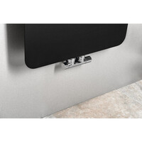 Designradiator Sapho Tabella 37x159 cm Mat Zwart