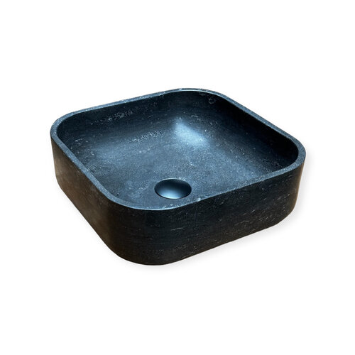 Waskom Casajoy Bold 36x36x12cm Natuursteen Vierkant 