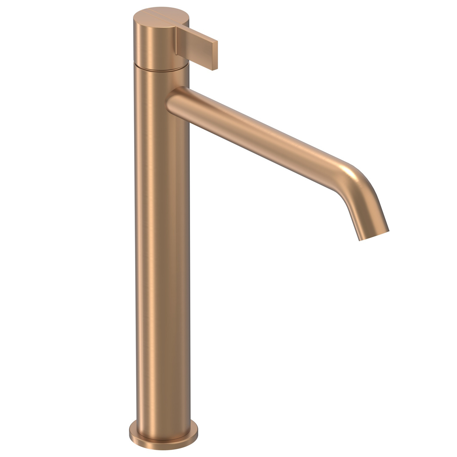 Wastafelkraan IVY Pact Model L Coldstart Geborsteld Mat Koper PVD IVY