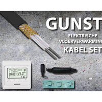 Best-Design "Gunstig" Vloerverwarmings Kabel Set 39,3 Mtr 780 Watt (7,8 m2)