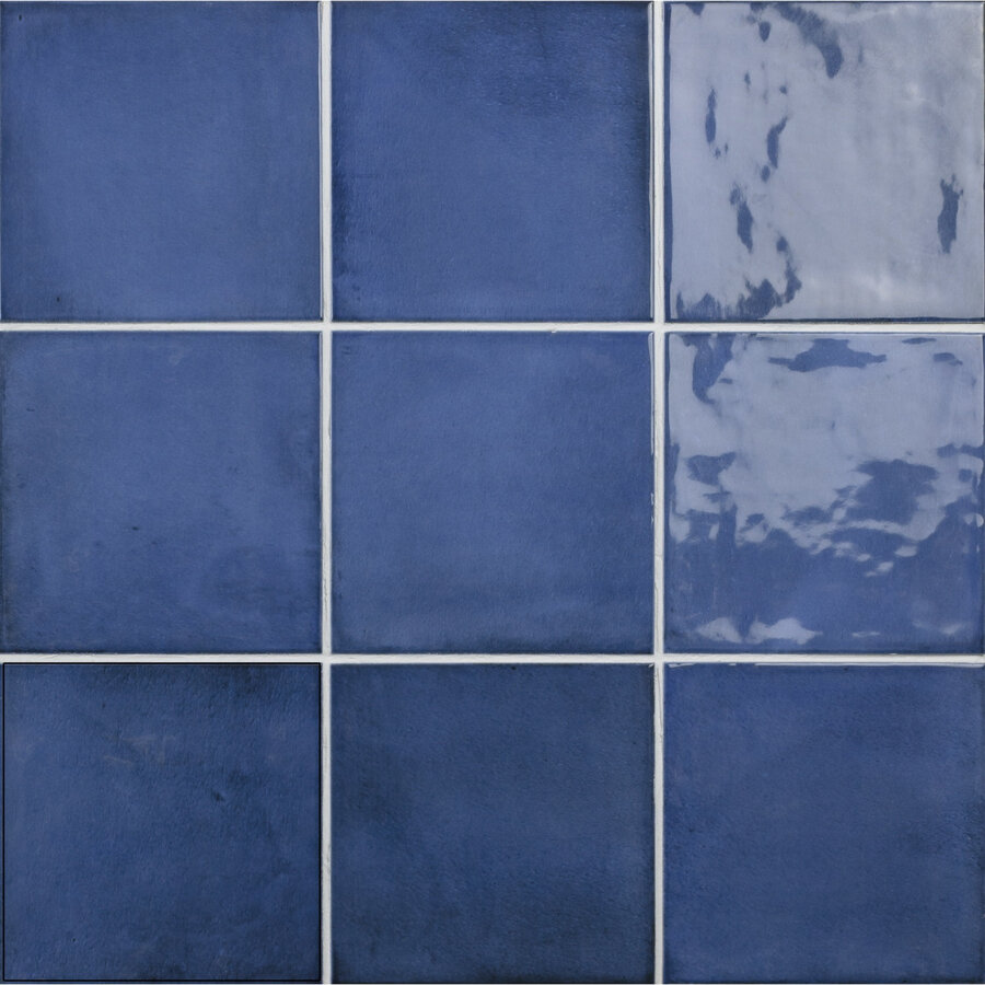 Wandtegel Fayenza Blue 12.3x12.3 cm (Prijs per M2)