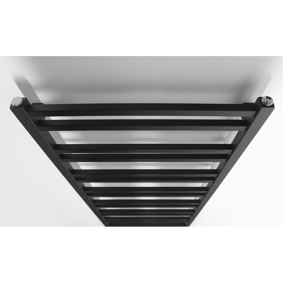 Designradiator Sapho Metro Dos 55x143 cm Mat Zwart