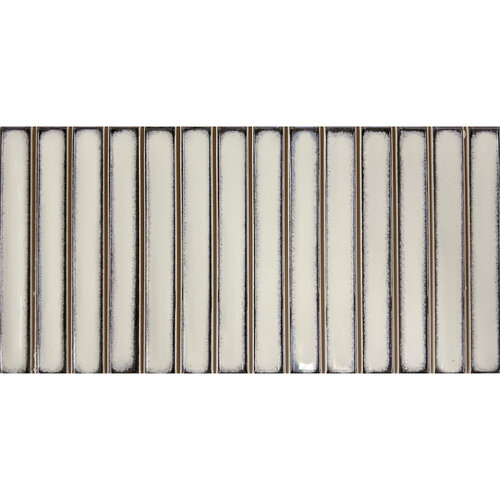 Mozaïek Stardos Bars 12.5x25 cm Glossy White (Prijs per M2) 