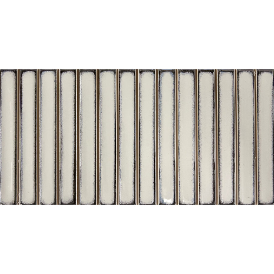 Mozaïek Stardos Bars 12.5x25 cm Glossy White (Prijs per M2)