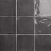 Wandtegel Fayenza Black 12.3x12.3 cm (Prijs per M2)