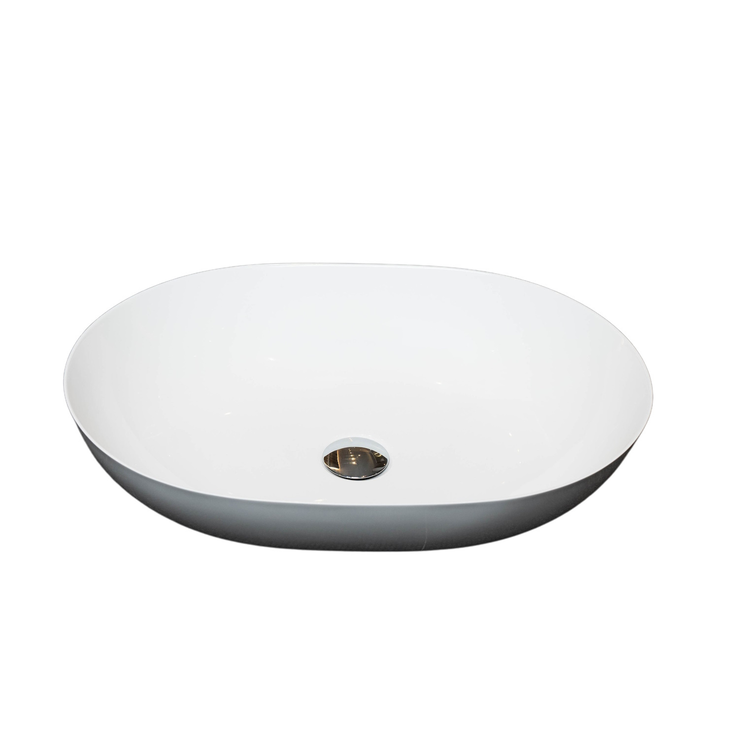 Waskom Loutro Paolo Rechthoek 52x38x11 cm Hoogglans Wit Loutro