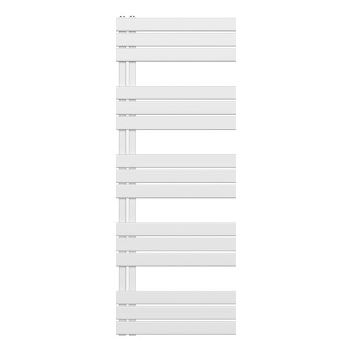 Handdoekradiator BWS Boss Links aansluiting 864W 160x60 cm Wit 