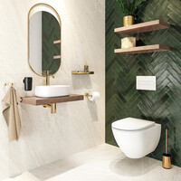 Handdoekhaak Klein Tiger Cooper Goud (2 Stuks)