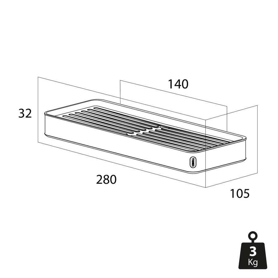 Planchet Tiger Cooper 28 cm Goud Zwart